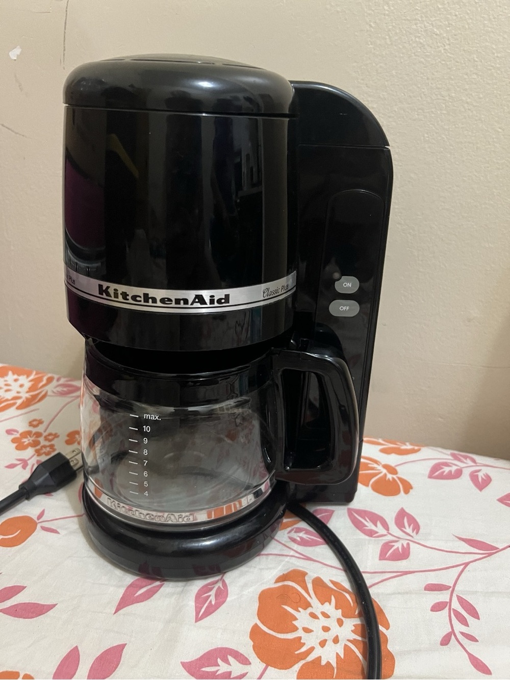 KitchenAid Black Pour-Over Style Drip Coffee Maker